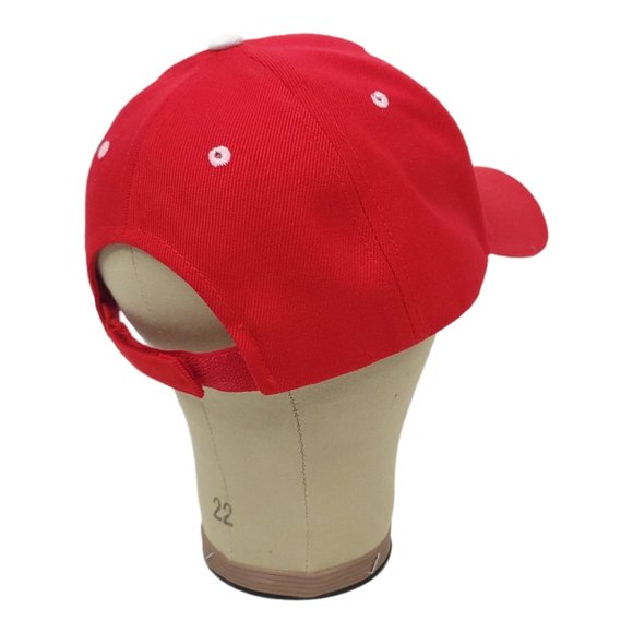 City Hunter Dale Earnhardt Jr 8 Nascar Racing Mesh Strapback Cap Trucker Red Hat - Picture 9 of 12